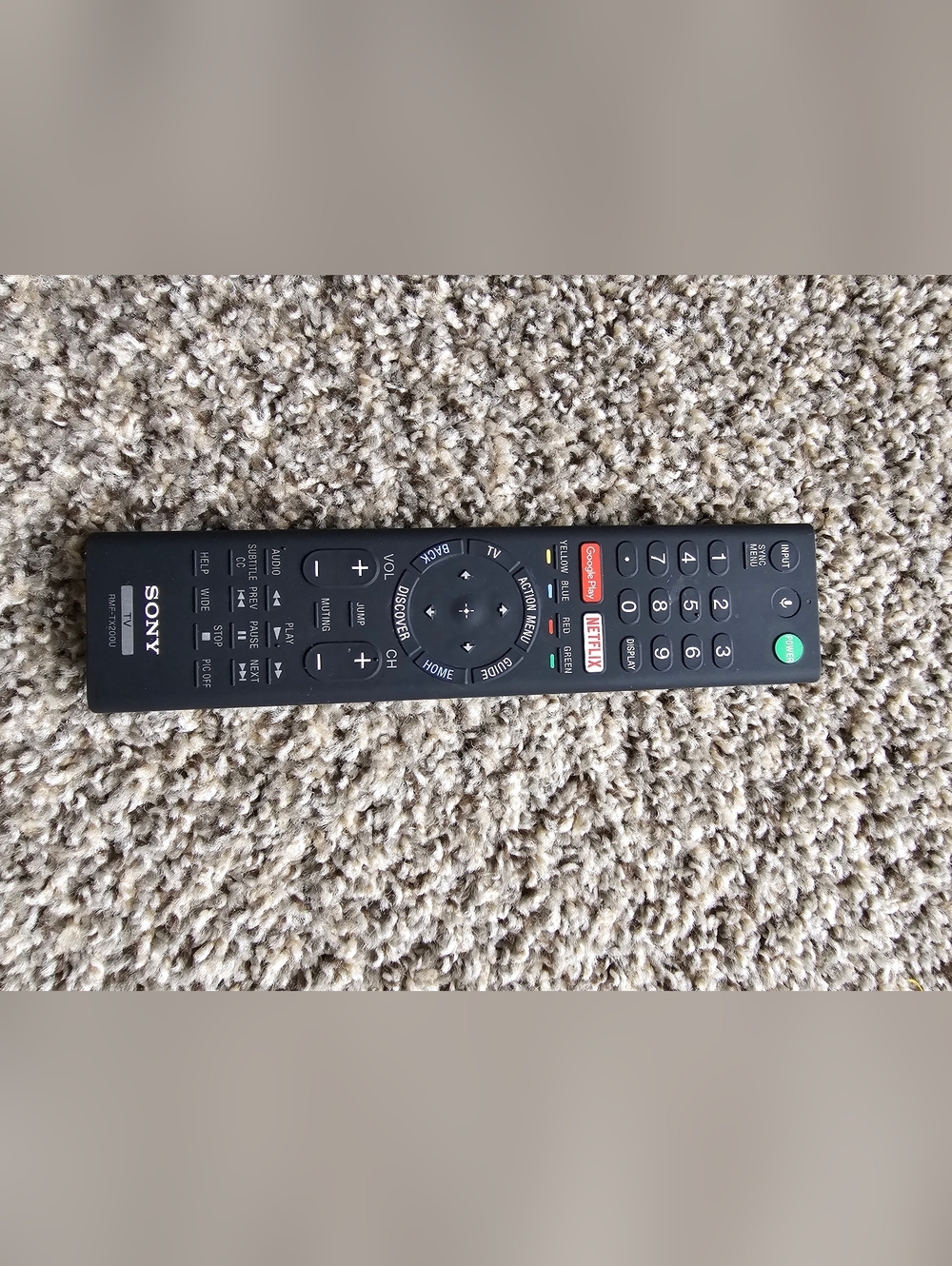 Sony Black In-Mirror Remote with Streaming Buttons